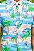 Opposuits Flamingo Print Suit | Unisex Slim Fit | Size 38 | Includes Short Sleeved Matching Blazer Jacket, Pants & Tie | Perfect Tropical Party Clothing
