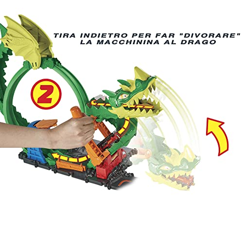 Hot Wheels City Dragone di Fuoco - Playset con