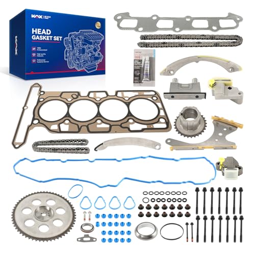 Image of KAX Engine Cylinder Head Gasket Set Compatible with Chevy Colorado /GMC Canyon 2007 2008 2009 2010 2011 2012 2.9L, Isuzu i-290 2007-2008, Head Gasket Kit, OE# HS26389PT, ES71334, GS33416, HS54981