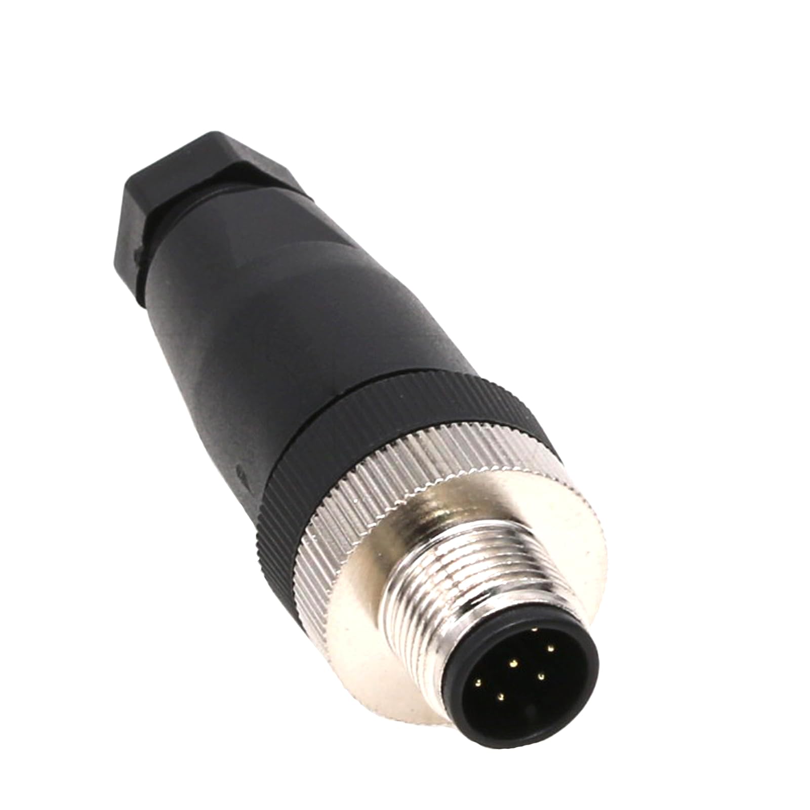M12 8 Pin Male A Code Sensor Aviation Plug Industrial Circular Connector Waterproof IP67 12mm Connector Plug Cable Adapter