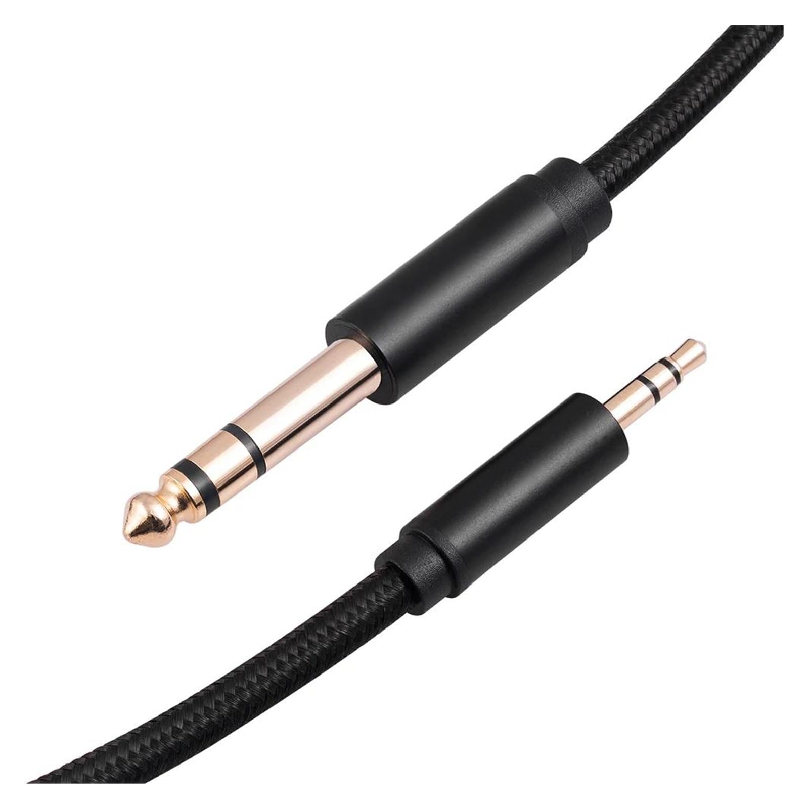 Cable Adaptador De Audio Jack De 3,5mm A 6,35mm, Cable De Audio Amplificador De Conexión Para Altavoz De Guitarra Cable de instrumento Guitarra (Color : 1m)