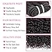 RUIXIAN Brazilian Virgin Water Wave 3 Bundles with Closure 100% Unprocessed Wet and Wavy Water Wave Human Hair Weave Weft Remy Hair Extensions with 4X4 Lace Closure 50g/Bundle (8 8 8 +8 inch)