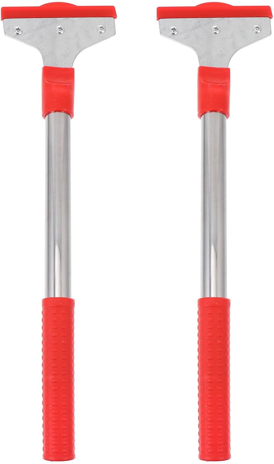 2Pcs Multi Purpose Cleaning Scraper Tool Floor Glue for Tile and Durable Non Slip Grip for Efficient Removal and