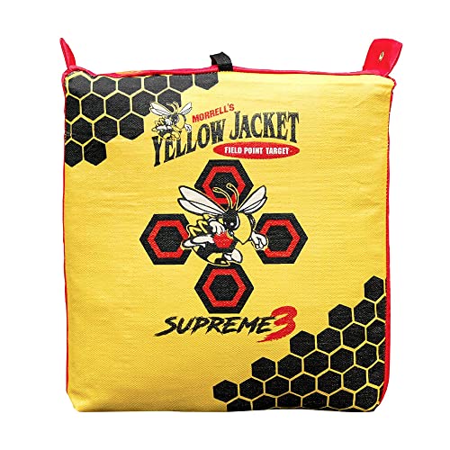 Morrell Yellow Jacket Supreme 3 28 Pound Adult Field Point Archery Bag Target W/Hme Products Archery Range Practice Shooting 30 Inch Bag Target Stand #TOP2