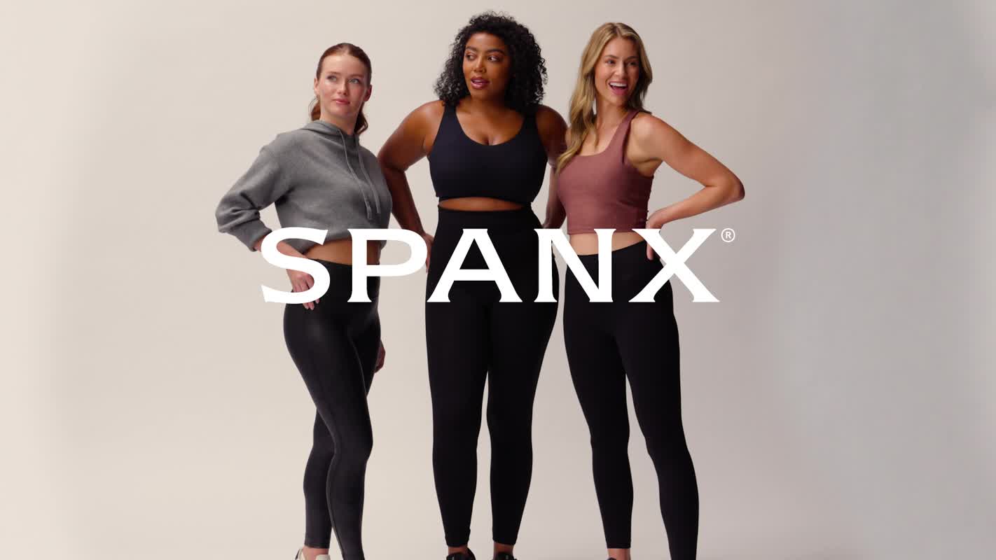 SPANX SPANXshape Faux Leather Fleece Lined Leggings - Tummy