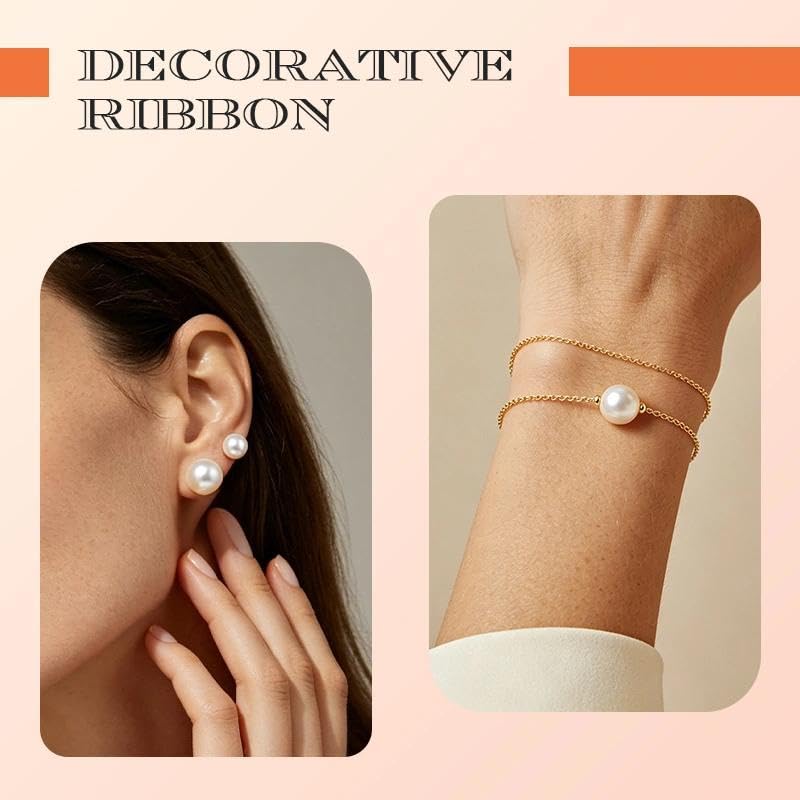 Image of Pearl Earring and Necklace for Wedding Earring Necklace Pearl Accessory | 12 Pairs Pearl Stud Earring, Gold Pearl Choker Necklace, Birthday Christmas Gift for Bride, Engagement Pearl Earring Necklace