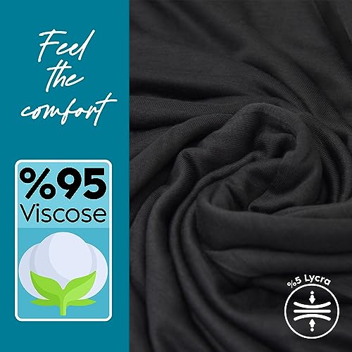 Premium Jersey Head Scarf Wrap Instant Hijab For Women | Women Muslim Instant Hijab | Ready Pre sewn Jersey Turban3