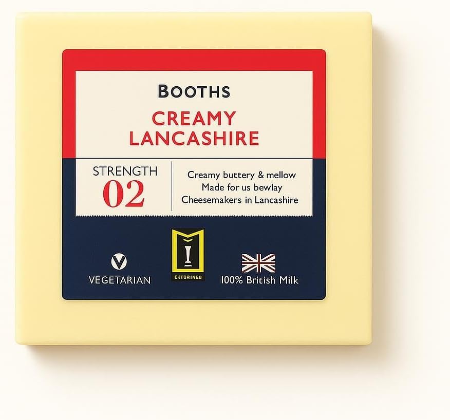Booths Premium Creamy Lancashire Cheese, 250g