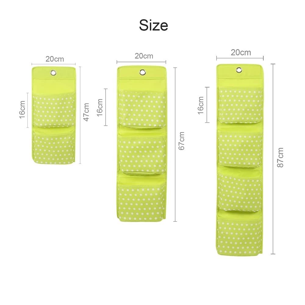 YXSH Organizador Colgante De 4 Capas, Calcetines De Rejilla Múltiple Ropa Interior De Juguete Llaves Clasificación Almacenamiento Bolsa Puerta Armario para Colgar En La Pared Multiuso