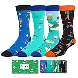 HAPPYPOP Cool Gifts for Golfers Men - Funny Golf Gifts for Women Men Unique, Golfing Socks Stocking Stuffers