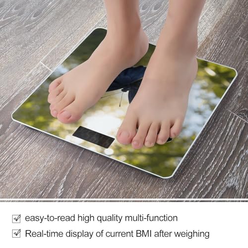Báscula Digital de Baño Azul con Pantalla LCD miniatura 5