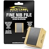 Gold Label Detailing Fine Nib File Tool | Fix Paint Imperfections | Remove Dust, Debris, Dirt, and Runs | Save Paint Without Respray