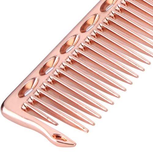 Peines de acero inoxidable 2 pzs con dientes finos y anchos miniatura 5