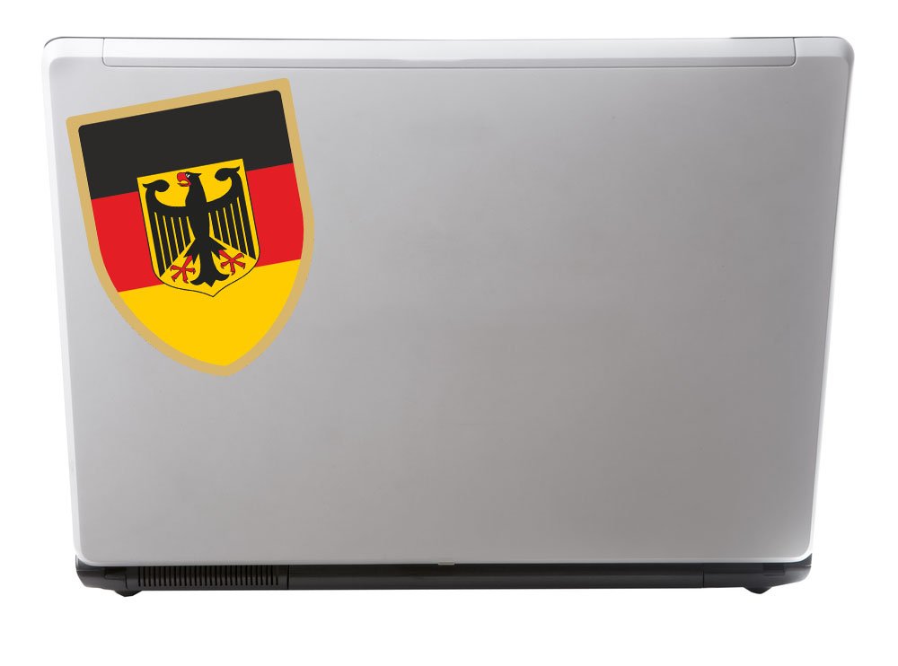 Set di 8 adesivi con aquila federale della Germania | Adesivi per auto