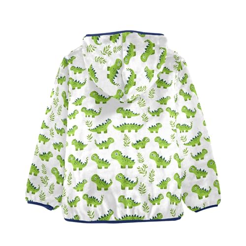 Kids Fleece Jacket for Boys Full Zip Hoodies Sweatshirt Long Sleeve Cozy Jacket for Toddler Boys with Pockets2