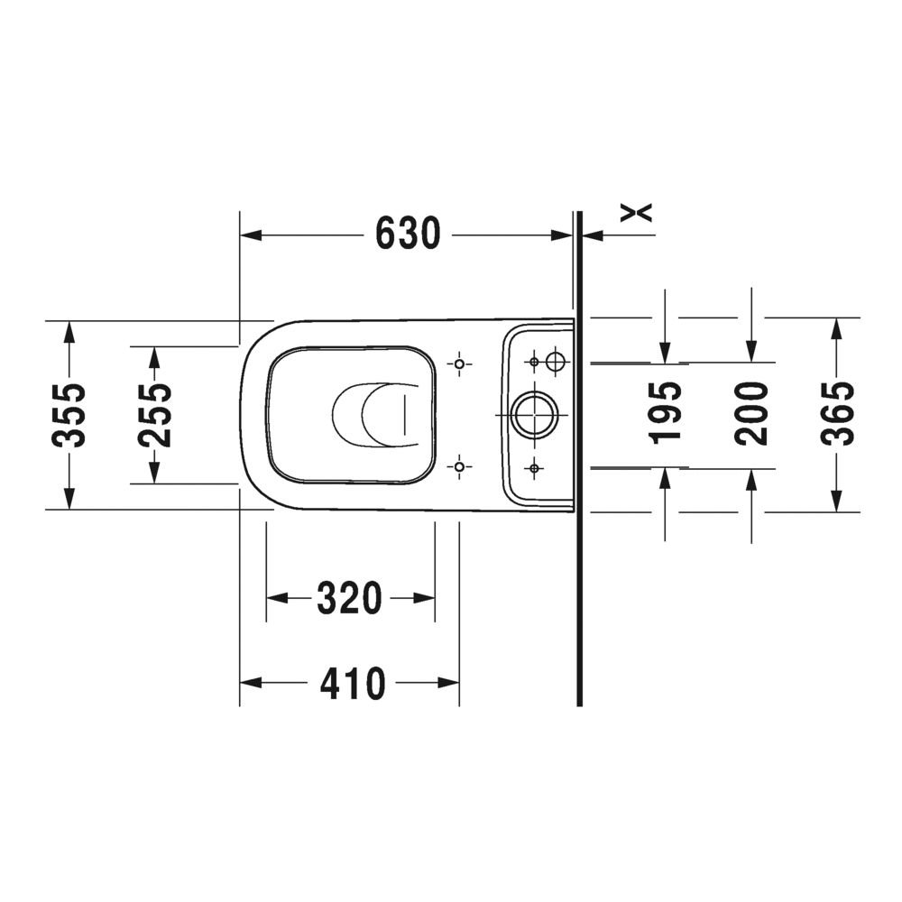 Toilet close-c. 630mm Happy D.2 white WD Vario outl. btw US