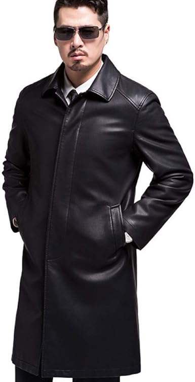leather coats on amazon