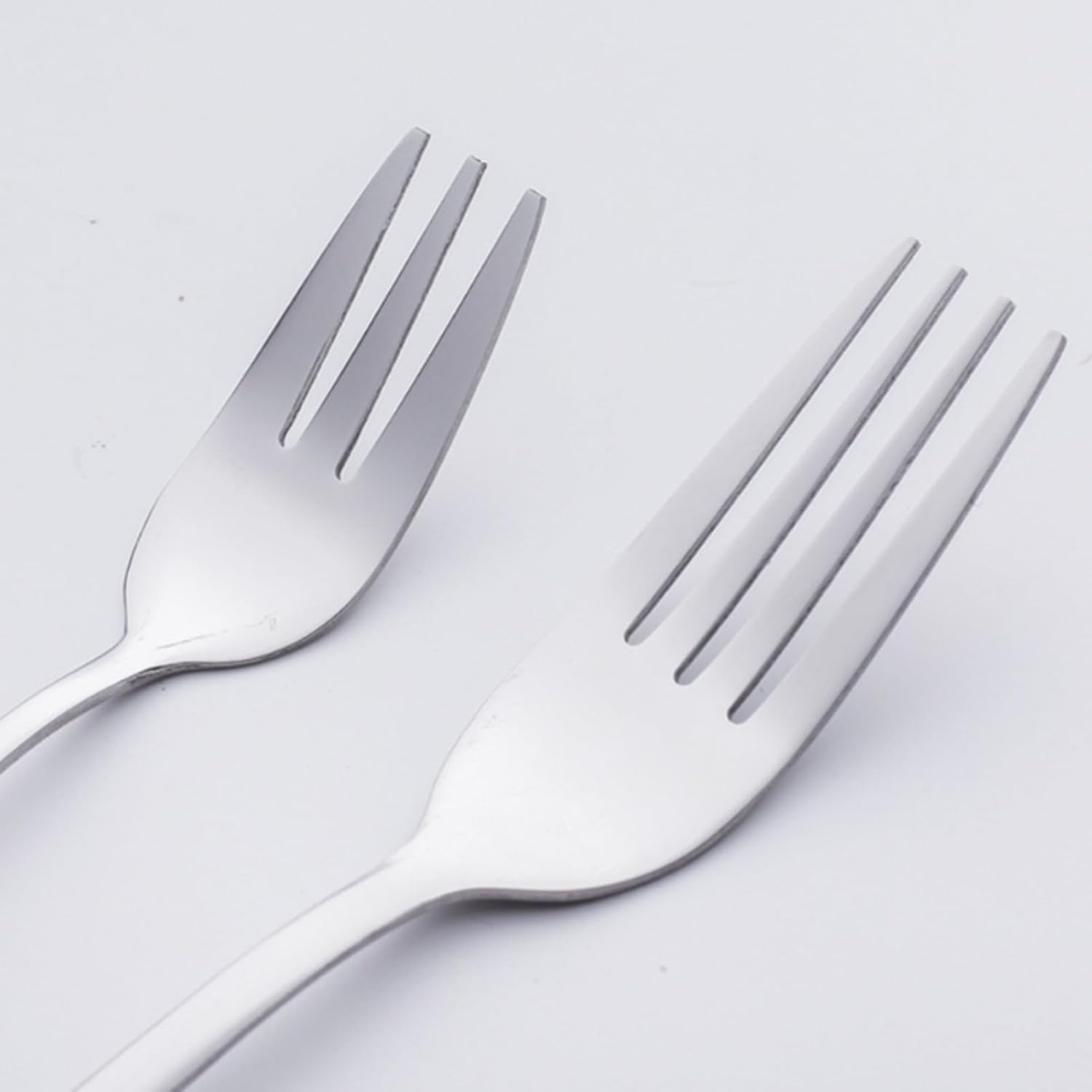 fruit forks，Dinner Forks,Stainless Steel Forks4/8/12pcs Stainless Steel Forks Flatware Dinner Salad Forks Flatware Fruit Forks for Home Kitchen Restaurant Office School (Color : 8pcs)