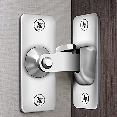 直角ドアバックル 留め具 90度直角バックル ドアラッチ ドア用ラッチ 304ステンレス鋼製 90度ドア留め金ロック シフト ドアロック 特殊ドアロックボタン