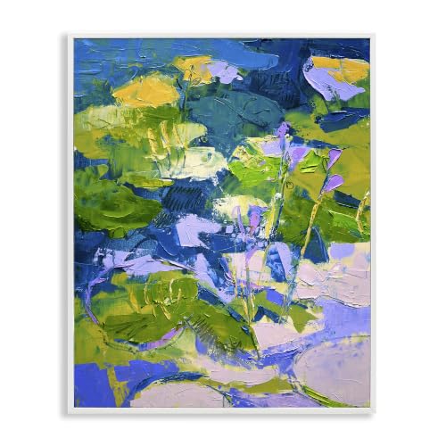Pond Botanicals Lotus Floral, 24 x 30 Inch Framed Giclée Print