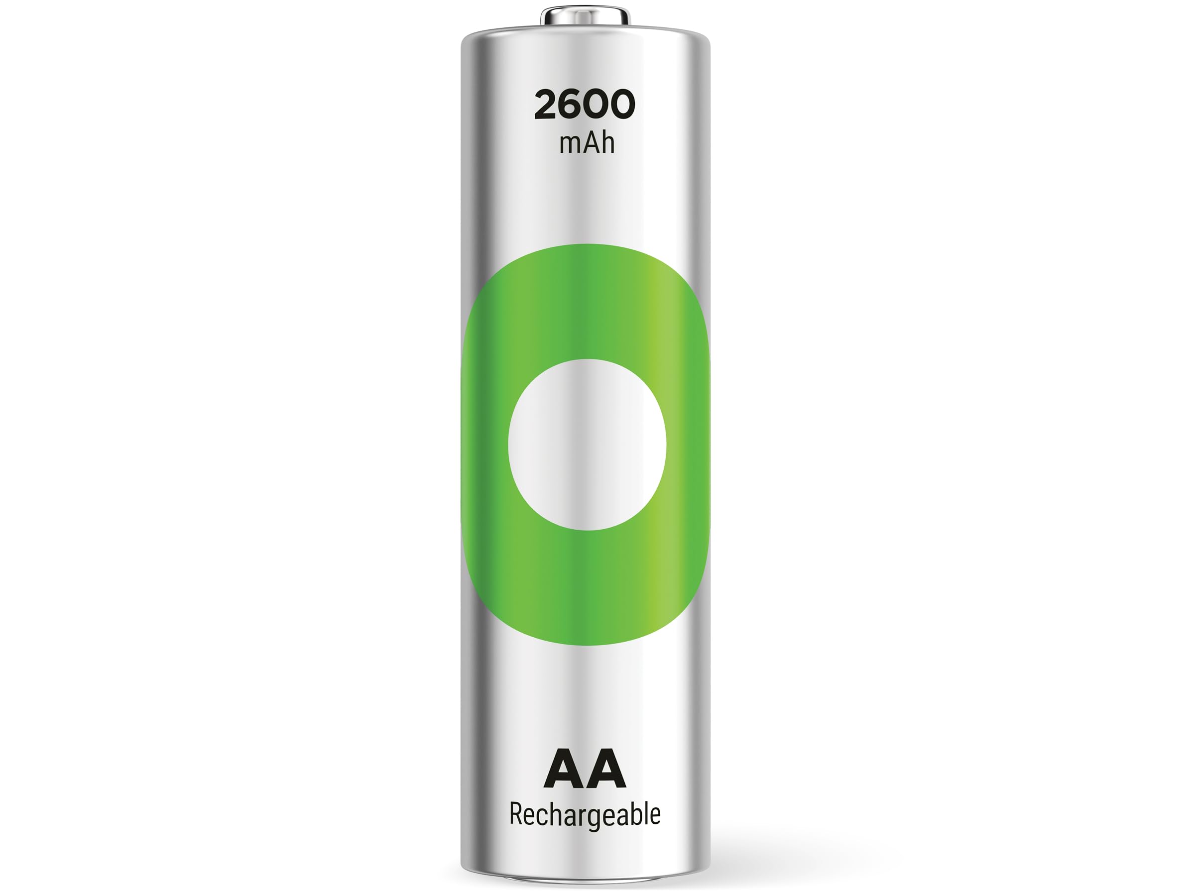 GP Batteries ReCyko 2600mAh AA Ni-Mh Batterie rechargeable, 1,2 V, carte 6