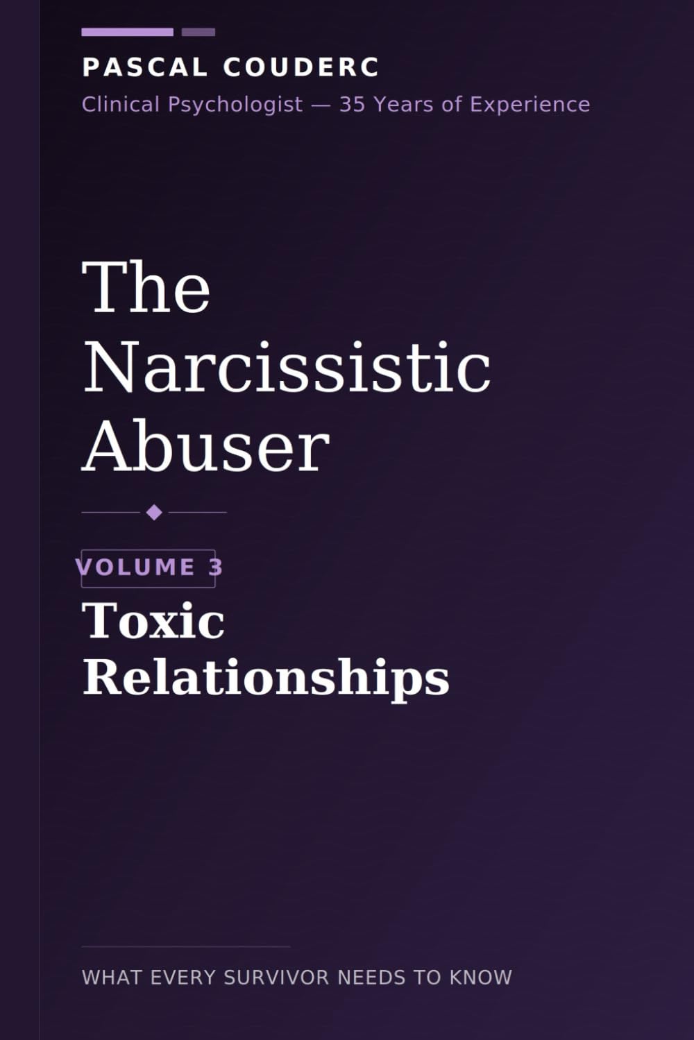 The Narcissistic Abuser: Volume 3: Toxic Relationships (The Narcissistic Abuser: What Every Survivor Needs to Know)