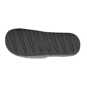 PUMA Men's Cool Cat 2.0 Slide Sandal, Charcoal Gray-Royal Sapphire, 12