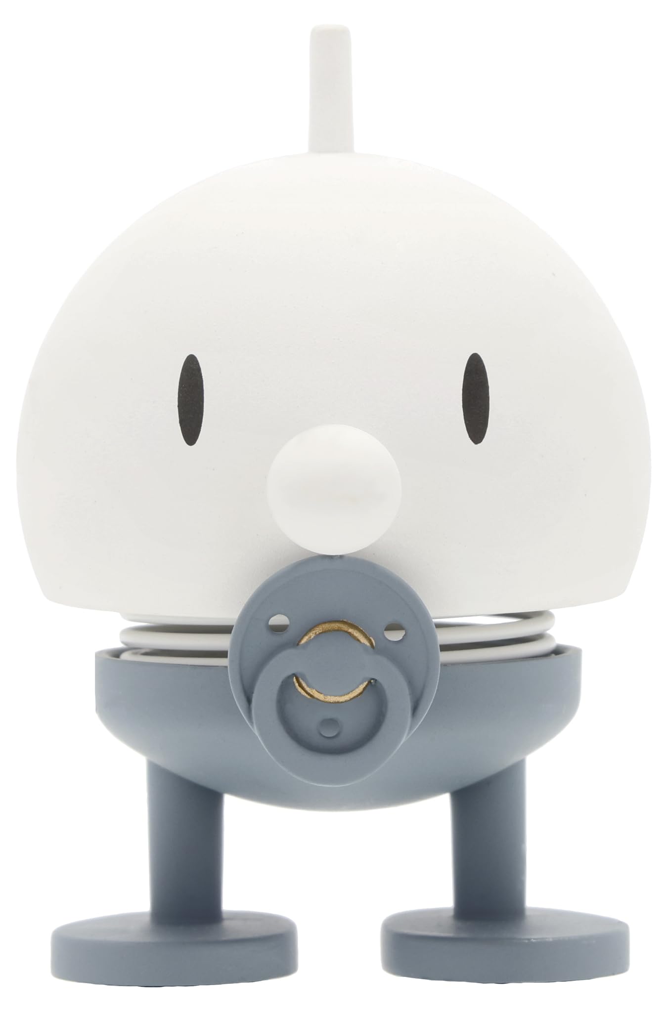 Hoptimist Baby Bumble Wobbly Figurine – Scandinavian Baby Gift and Nursery Decoration – Cute Collectible – ABS Plastic – 6.6 x 5.8 cm – Small – Blue