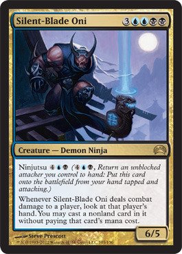 Magic The Gathering - Silent-Blade Oni (105) - Planechase 2012