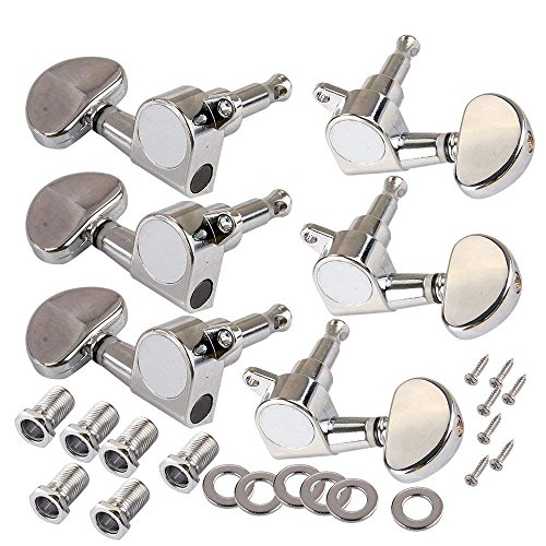 Pxyelec 6Pcs 3L 3R Gitaar Tuning Pegs Tuner Machine Heads Knoppen Tuning Keys voor Akoestische of Elektrische Gitaar… - Image 4