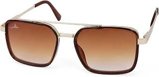 N.STAR Square Sunglasses Men & Women, Lightweight, UV 100% Protection, Shatterproof Polycarbonate Lens, Stylish Unisex, Gi... Price In India