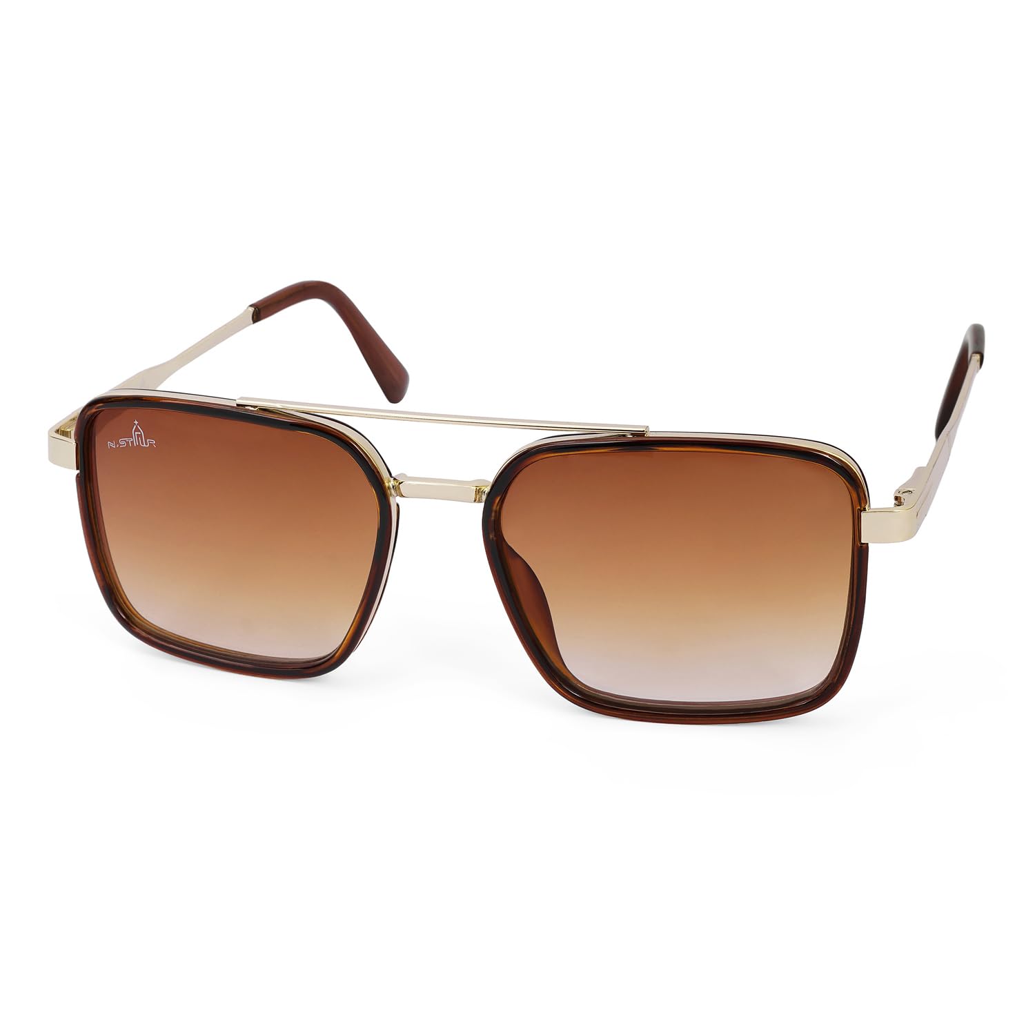 N.STAR Square Sunglasses Men & Women, Lightweight, UV 100% Protection, Shatterproof Polycarbonate Lens, Stylish Unisex, Gi... - Review, Price and Buying Guide