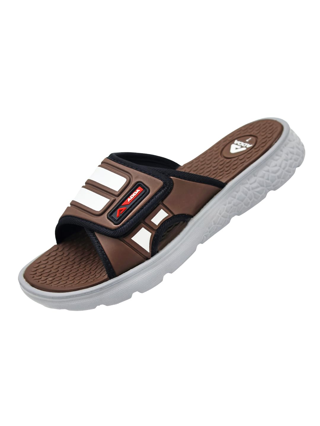 Adda TM-WAVE-004 dr ortho slides for men Brown - Image 1