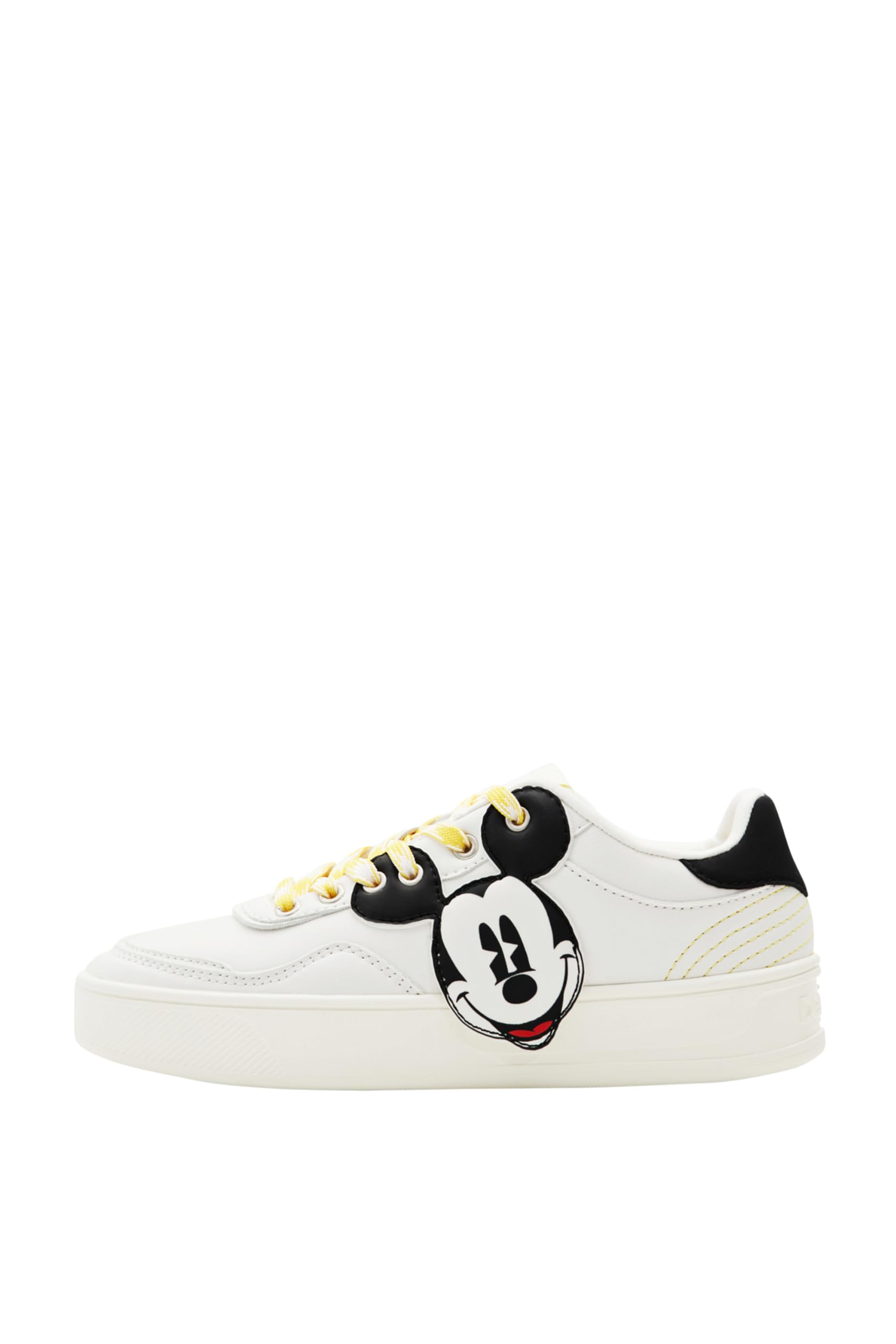 Desigual Damen Weiß Shoes_fancy_mickey Sneaker, White, 38 Eu