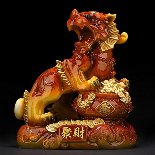 Statue Feng Shui Fortune - Finition Premium pour Intérieur Chic