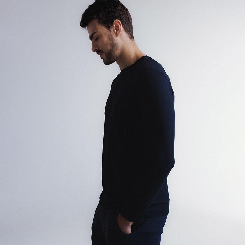 insider - Tech T-Shirt manica lunga da uomo - Vestibilità tradizionale a maniche lunghe - Camicia quotidiana, abbigliamento atletico, asciugatura rapida