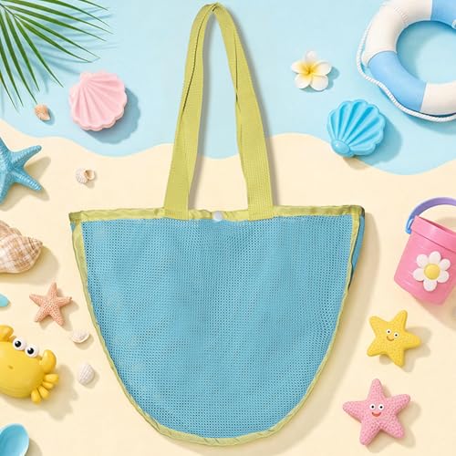 Bolsa de playa de malla grande para vacaciones de verano 3