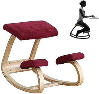 FACAIA Sedia Ergonomica Inginocchiato, Ergonomischer Kniestuhl Hocker, Home Office M & ouml; Bel Ergonomischer Schaukelstuhl aus Holz, f & uuml; r Mann-Frau, Bestes Geschenk,