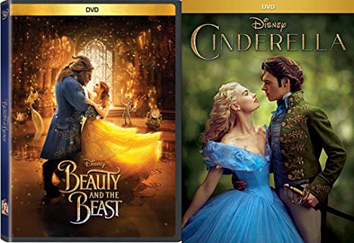 Reality of Princess Live Action Magic Cinderella Disney DVD + The Beauty & The Beast Dreams Come True