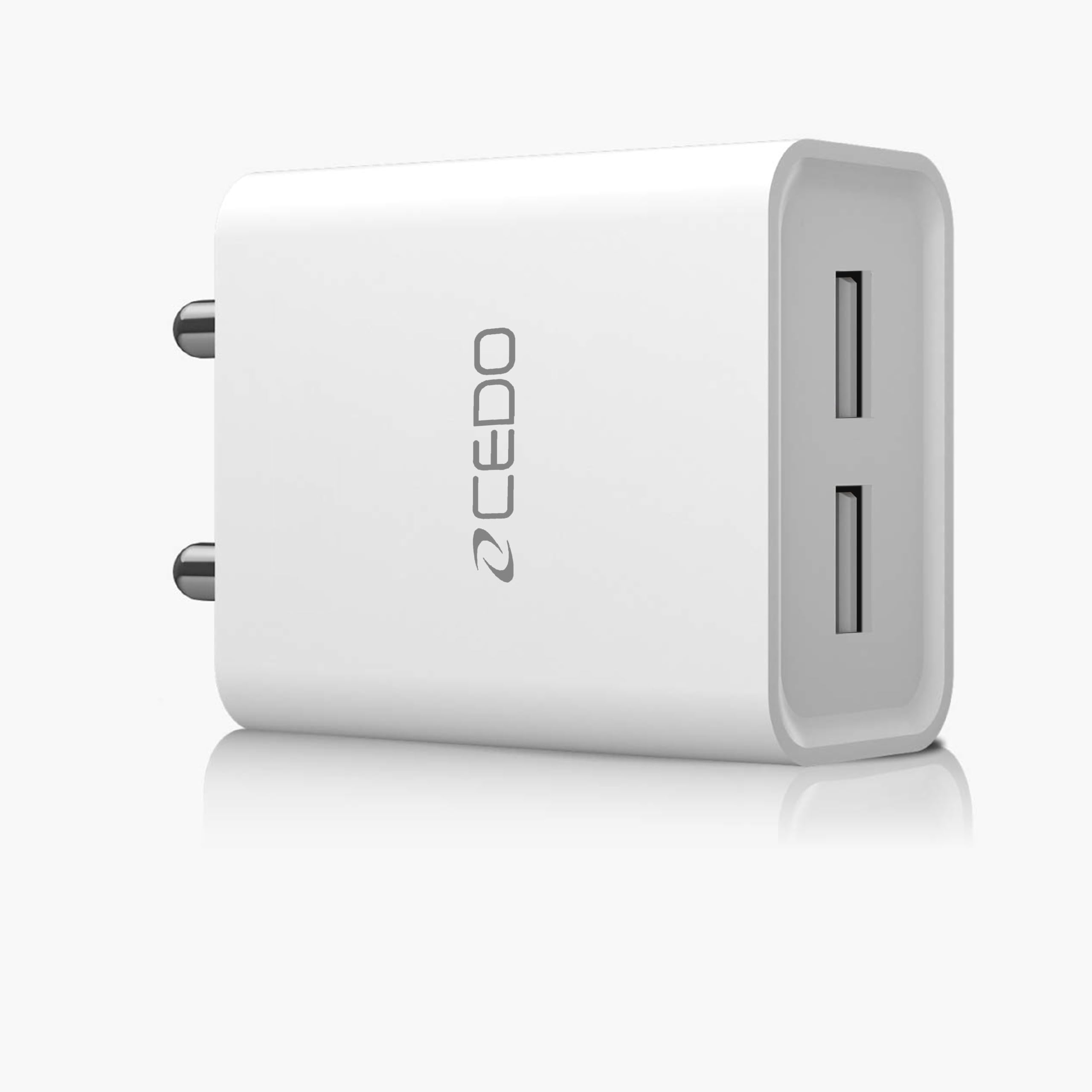CEDO 2.4A Dual Port Charger | Support Fast Charging | 12W Travel Adapter for All iOS and Android Devices with Micro USB Data Cable (1M, White) (B0CJ9G1VS2) Amazon Price History, Amazon Price Tracker
