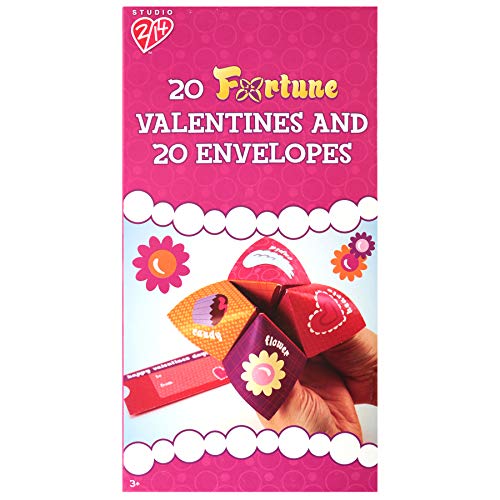 Paper Magic Group Fortune Teller Chatterbox Paper Valentines Day Cards, 20 Piece