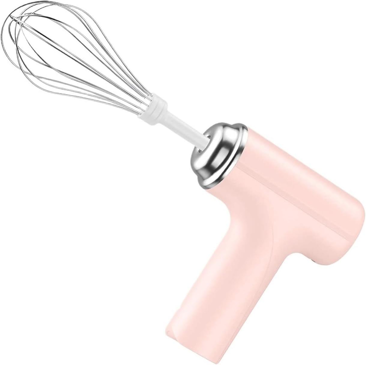 Electric Egg Beater & Food Mixer – Handheld with 3 Speed for Baking Dough, Cake, Cream, Milk, Whisk(Pink)