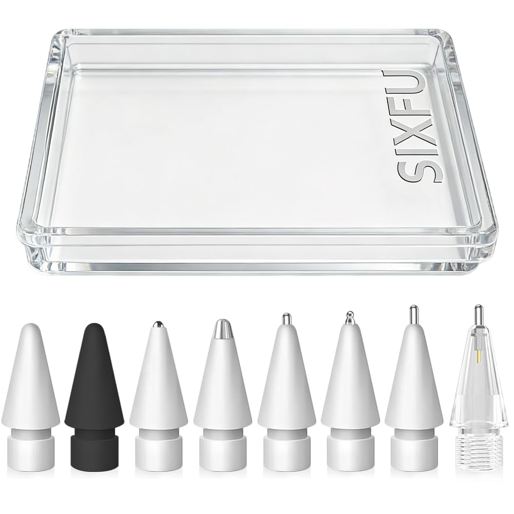 SIXFU 8 stili punte Apple Pencil Pro Tips compatibili iPad USB-C 1a 2a generazione accessori