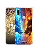 Mantenere il vostro telefono sicuro e protettivo nello stile con questo caso la pelle TPU gomma accessorio.