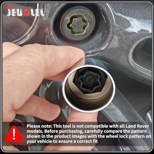 JEUCLEL 17PCS Wheel Locking Nut Key Kit Compatible with Land Rover by JEUCLEL - Used condition - Image 4