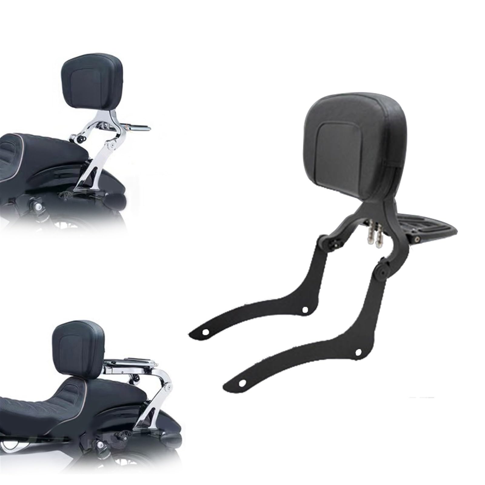 Sissy bar pour Kawasaki Vulcan VN 900 idéal pour les longs voyages à deux