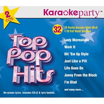 Audio CD Karaoke Party! // Top Pop Hits Book
