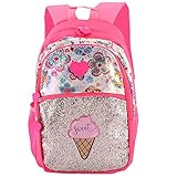 ★ Amplia aplicación: esta mochila escolar está llena de un diseño elegante, perfecta para usar en la escuela, viajes, casual, vocación, fiesta y otras actividades al aire libre. Una opción de regalo perfecta para niñas para la escuela, Navidad, Halloween, cumpleaños, etc.