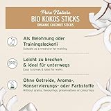 AniForte Bio Kokos-Sticks Hundesnack 500g - Zahnpflege Snack für Hunde & Pferde, kaltgepresst, 100% Kokos Hundeleckerlie, natürliche Belohnung aus Kokosraspeln, ohne Zusätze