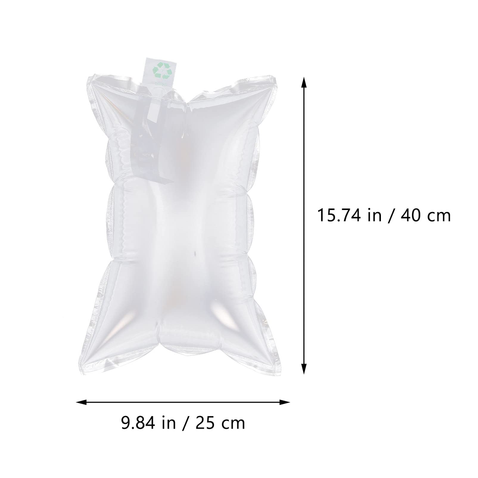 NUOBESTY 100 Stück Luftpolsterbeutel 25x40cm Aufblasbare Versandtaschen Verpackungsluftkissen für Zerbrechliche Güter Industrieverpackung